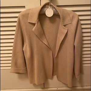 Chico’s open sweater blazer